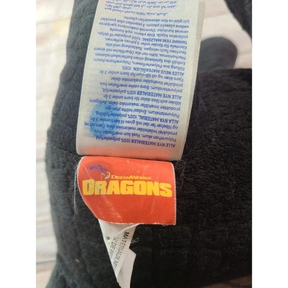 Build a Bear How To Train Your Dragon Plush Toothless Stuffed Animal Soundbox - Picture 5 of 5